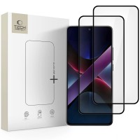  Stikla ekrāna aizsargs Tech-Protect Glass Fit+ 2-Pack Xiaomi Poco X7 Pro black 